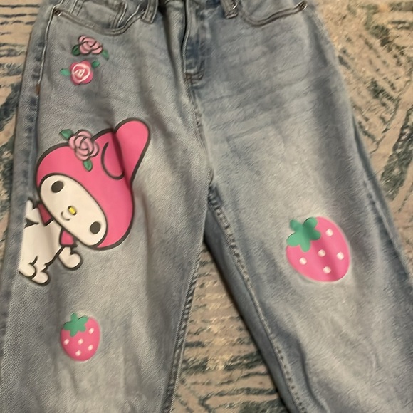 Hot topic MY melody jeans size 1 EUC - Picture 2 of 6